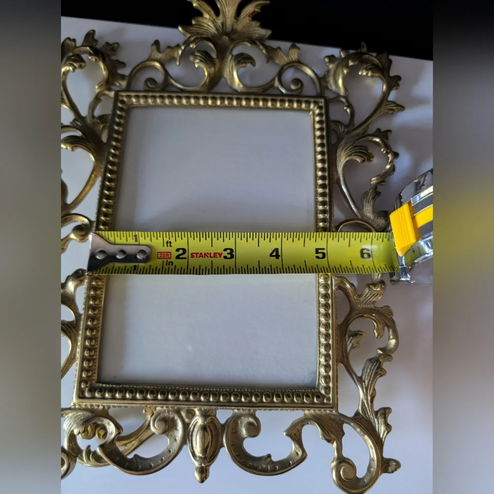 Rococo Solid Brass Picture Frame